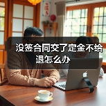 没签合同交了定金不给退怎么办（图2）