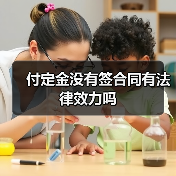付定金没有签合同有法律效力吗