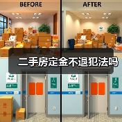 二手房定金不退犯法吗