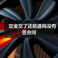 定金交了还能退吗没有签合同(图4) 定金交了还能退吗没有签合同(图4)