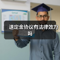 退定金协议有法律效力吗(图4) 退定金协议有法律效力吗(图4)