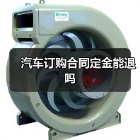 汽车订购合同定金能退吗（图2）