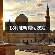 权利证明有何效力(图1) 权利证明有何效力(图1)