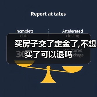 买房子交了定金了,不想买了可以退吗(图3) 买房子交了定金了,不想买了可以退吗(图3)