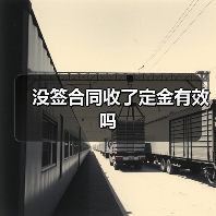 没签合同收了定金有效吗(图4) 没签合同收了定金有效吗(图4)