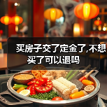买房子交了定金了,不想买了可以退吗(图1) 买房子交了定金了,不想买了可以退吗(图1)