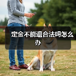 定金不能退合法吗怎么办(图2) 定金不能退合法吗怎么办(图2)
