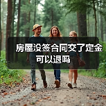 房屋没签合同交了定金可以退吗(图4) 房屋没签合同交了定金可以退吗(图4)