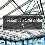 买新房交了定金还能退吗(图3) 买新房交了定金还能退吗(图3)