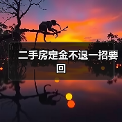 二手房定金不退一招要回(图2) 二手房定金不退一招要回(图2)