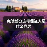 免除部分连带保证人是什么意思（图1）