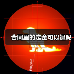 合同里的定金可以退吗(图4) 合同里的定金可以退吗(图4)