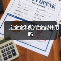 定金金和赔偿金能并用吗(图4) 定金金和赔偿金能并用吗(图4)