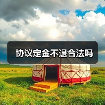 协议定金不退合法吗(图4) 协议定金不退合法吗(图4)