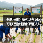 有担保的借款没有归还可以直接起诉保证人吗(图1) 有担保的借款没有归还可以直接起诉保证人吗(图1)