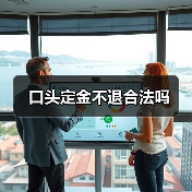 口头定金不退合法吗（图4）