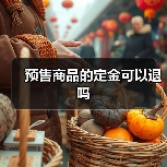 预售商品的定金可以退吗(图1) 预售商品的定金可以退吗(图1)