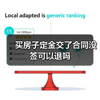 买房子定金交了合同没签可以退吗（图4）