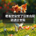 租车定金交了没签合同能退定金吗（图2）