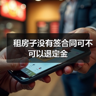 租房子没有签合同可不可以退定金(图4) 租房子没有签合同可不可以退定金(图4)