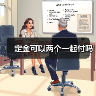 定金可以两个一起付吗（图1）