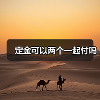 定金可以两个一起付吗（图4）