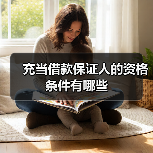 充当借款保证人的资格条件有哪些（图2）