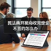 民法典开发商收完定金不签约怎么办（图2）