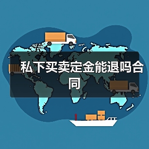 私下买卖定金能退吗合同（图3）