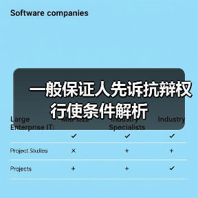 一般保证人先诉抗辩权行使条件解析（图1）