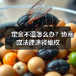定金不退怎么办?协商或法律途径维权(图1) 定金不退怎么办?协商或法律途径维权(图1)