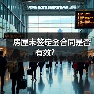 房屋未签定金合同是否有效?(图2) 房屋未签定金合同是否有效?(图2)