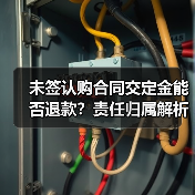 未签认购合同交定金能否退款？责任归属解析（图2）