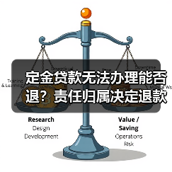 定金贷款无法办理能否退？责任归属决定退款（图3）