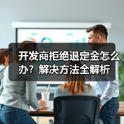 开发商拒绝退定金怎么办？解决方法全解析（图3）