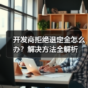 开发商拒绝退定金怎么办？解决方法全解析（图2）