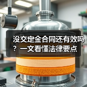 没交定金合同还有效吗？一文看懂法律要点（图1）