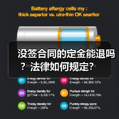 没签合同的定金能退吗？法律如何规定？（图1）