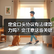 定金口头协议有法律效力吗？需注意这些关键点（图1）