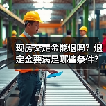 现房交定金能退吗？退定金要满足哪些条件？（图1）