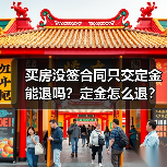 买房没签合同只交定金能退吗？定金怎么退？（图4）