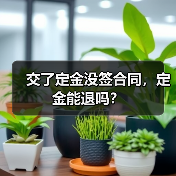 交了定金没签合同，定金能退吗？（图2）