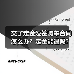 交了定金没签购车合同怎么办？定金能退吗？（图2）