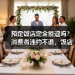 预定饭店定金能退吗？消费者违约不退，饭店违约需双倍返还（图1）