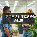 定金不退?商家这样做合法吗(图1) 定金不退?商家这样做合法吗(图1)