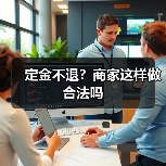 定金不退?商家这样做合法吗(图3) 定金不退?商家这样做合法吗(图3)