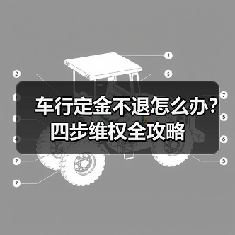 车行定金不退怎么办？四步维权全攻略（图3）