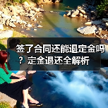 签了合同还能退定金吗?定金退还全解析(图4) 签了合同还能退定金吗?定金退还全解析(图4)
