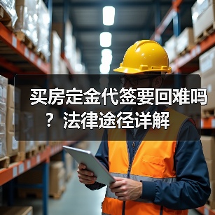 买房定金代签要回难吗?法律途径详解(图3) 买房定金代签要回难吗?法律途径详解(图3)