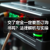 交了定金一定要签订购书吗?法律解析与实操指南(图4) 交了定金一定要签订购书吗?法律解析与实操指南(图4)